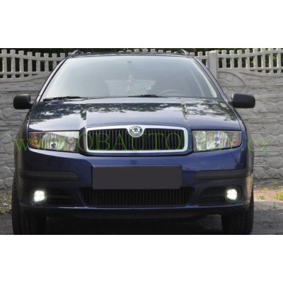 LED SVĚTLA s ORIGINÁLNÍMI PLASTY ŠKODA FABIA 04-08 - bez MLHOVEK DRL FABIA – Zbozi.Blesk.cz