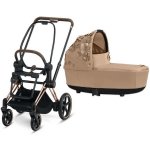 Cybex e-Priam 3.0 Rám s Podvozkem Sedačky + Korba Nude Beige Simply Flowers 2023 – Hledejceny.cz