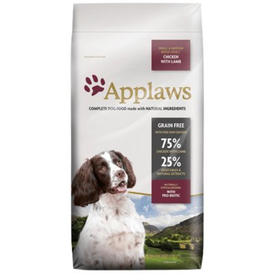 Applaws Dog Adult Small & Medium Chicken & Lamb 2 x 7,5 kg – Hledejceny.cz