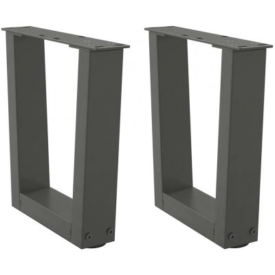 Omaxi 957673 Nohy konferenčního stolku ve tvaru V 2 ks antracitové 30x 30-31,3 cm ocelové – Zboží Mobilmania