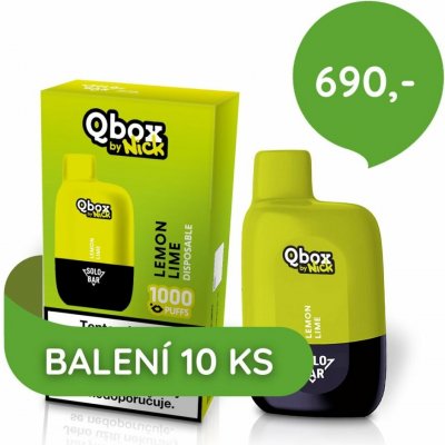 Qbox by Nick LEMON LIME 20 mg 10 ks – Zboží Dáma