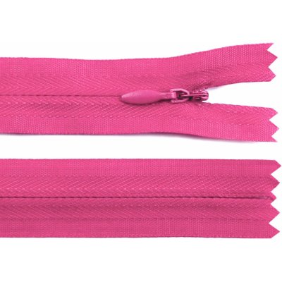 Spirálový zip skrytý No 3 délka 20 cm, malé, 146 růžová tmavá – Hledejceny.cz