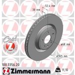 Brzdový kotouč ZIMMERMANN 100.3356.20 | Zboží Auto