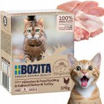 Bozita Cat kousky v omáčce kuře & krůtí 370 g – Zboží Mobilmania