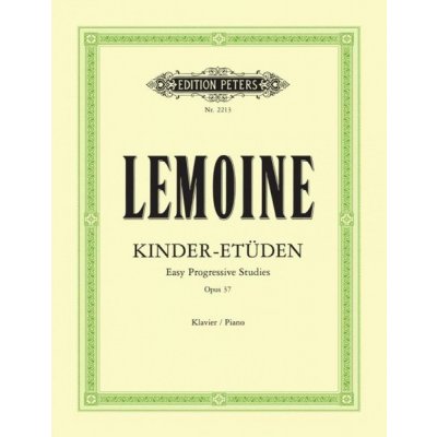 Dětské etudy pro klavír op. 37 od Henri Lemoine – Zboží Mobilmania