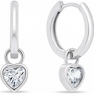 Brilio Silver náušnice EA528W – Hledejceny.cz