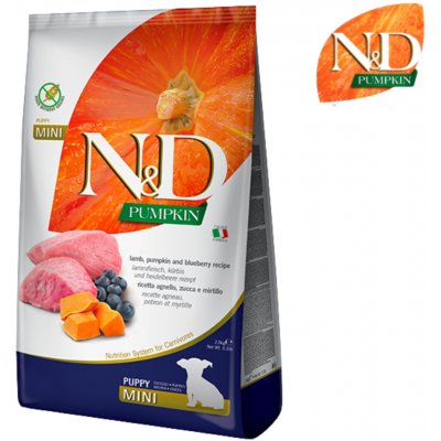 N&D Pumpkin Puppy Mini Grain Free Lamb & Blueberry 7 kg – Zboží Mobilmania