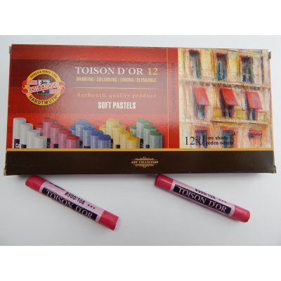 Prašná křída Koh-i-noor 8500/108 červeň karmínová tmavá – Hledejceny.cz