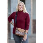 U See Elegantní svetr BEA [CH1002] Světle šedá – Zboží Mobilmania