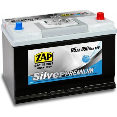 ZAP Silver Premium 12V 95Ah 850A 59550 – Zboží Mobilmania