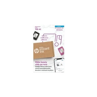 HP Instant Ink - Registrační karta - 2 měsíce 6E7B8AE – Zboží Živě