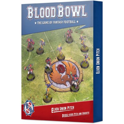GW Warhammer Blood Bowl Elven Union Pitch and Dugouts