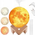 Lurecom Aroma Diffuser LED 3D Moon lamp AG354E vibrační ultrazvukový difuzér 880 ml – Zboží Dáma