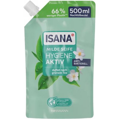 Isana tekuté mýdlo zelený čaj náhradní náplň 500 ml – Sleviste.cz