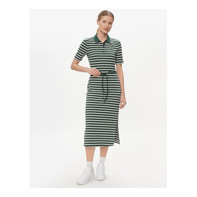 Tommy Hilfiger Každodenní šaty Reg Breton Midi Polo Dress Ss WW0WW42030 Zelená – Zbozi.Blesk.cz