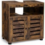 Goleto Koupelnová skříňka pod umyvadlo | hnědá – Hledejceny.cz