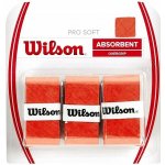 Wilson Overgrip Absorbent 3 ks červená – Hledejceny.cz