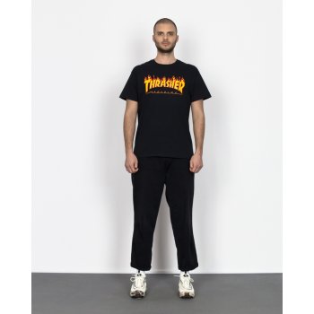 Thrasher triko Flame Logo Black