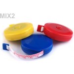 Krejčovský metr svinovací 150 cm Barvy: žlutá, množství: 12 – Zboží Dáma