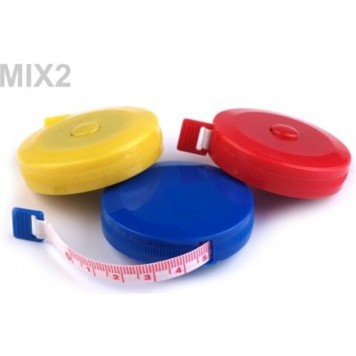 Krejčovský metr svinovací 150 cm Barvy: žlutá, množství: 12 – Zboží Dáma