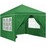 MultiGarden PAW-3X3-A-4W-GR Zahradní party stan 3x3 m zelený s nůžkovou konstrukcí + 4 boční stěny – Zbozi.Blesk.cz