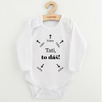 New Baby Body s potiskem Tati to dáš! – Zboží Dáma New Baby Body s potiskem Tati to dáš! – Zboží Dáma