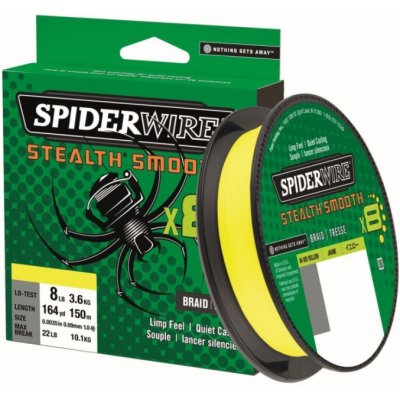 Spiderwire Pletená Šňůra Stealth Smooth8 Žlutá 300 m 0,11 mm 10,3 kg – Zboží Mobilmania