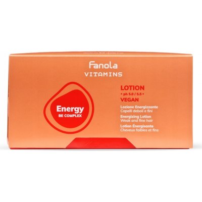 Fanola Vitamins Energy Lotion energizující tonikum 12 x 10 ml – Hledejceny.cz