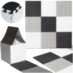 KIK Pěnové puzzle Odstíny šedé 9 ks – Zboží Dáma