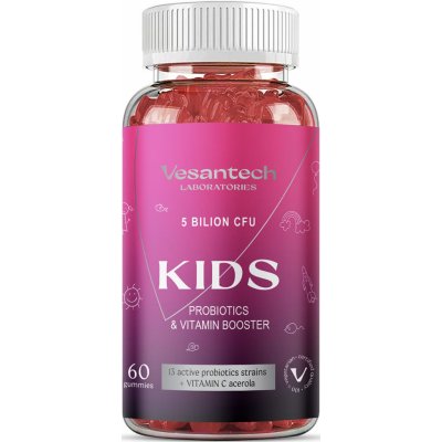 Vesantech Kids dětská probiotika 5 miliard CFU 60 gumových bonbónů – Zboží Mobilmania