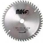 MAGG Pilový kotouč 160x2,6x20mm/50 zubů střídavě trapézové 9216050 – Sleviste.cz
