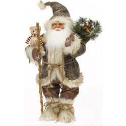Santa Claus svítící s medvídkem 62cm 1ks - IntArt vánoční dekorace -  Nejlepší Ceny.cz