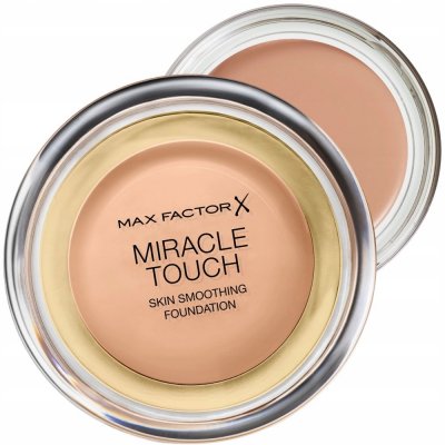 Max Factor Miracle Touch Skin Perfecting vysoce krycí make-up SPF30 045 warm Almond 11,5 g – Zboží Dáma