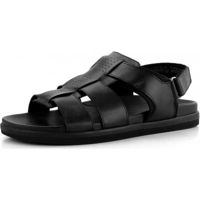 Caprice pánské kožené sandály černé 9-18100-42 – Zboží Mobilmania
