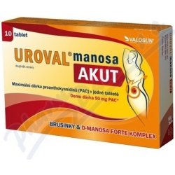 Walmark Uroval Manosa Akut 10 tablet