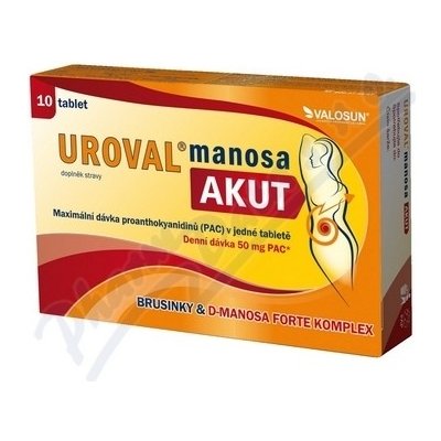 Walmark Uroval Manosa Akut 10 tablet – Hledejceny.cz
