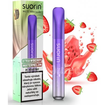 Suorin Bar Hi700 Strawberry Watermelon 20 mg 600 potáhnutí 1 ks – Zbozi.Blesk.cz