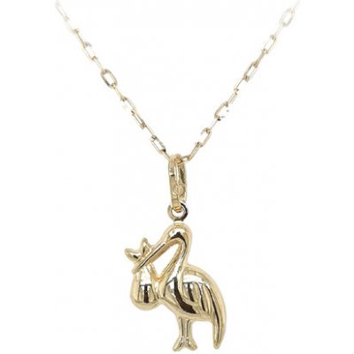 Beny Jewellery Zlatý Přívěsek Čáp s Miminkem 7150667 – Sleviste.cz