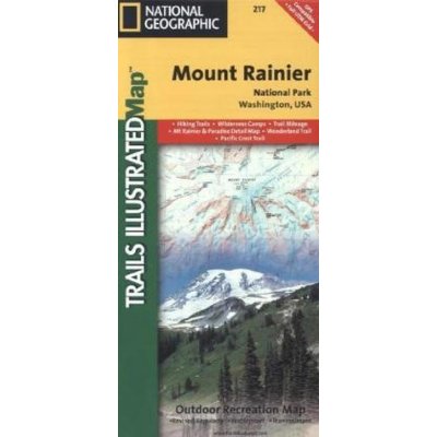 Mount Rainier turistická mapa – Zboží Mobilmania