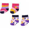 Výbavička pro panenky BABY born Ponožky 2 páry 43 cm barevné