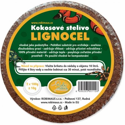 Robimaus Lignocel kokosový puk 2 ks – Sleviste.cz