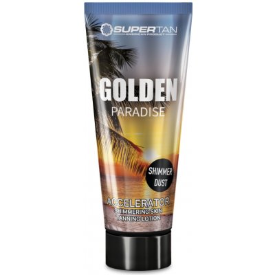 Supertan California GOLDEN PARADISE Shimmering Accelerator 200 ml – Zboží Dáma
