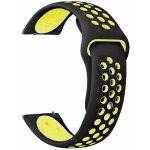 Eternico Sporty Universal Quick Release 22mm Vibrant Yellow and Black AET-U22SP-YeBl – Zboží Živě