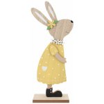 Zaječice ve žlutém dřevěná 13 x 30 x 5 cm na postavení – Hledejceny.cz