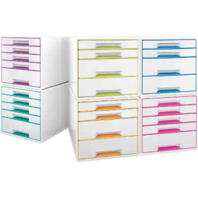 Leitz Wow box 5 zásuvek purpurový – Sleviste.cz