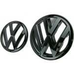 VW Golf VI MK6 (2010-2013) přední a zadní znak, logo (13,5cm a 11cm) - černá lesklá | Zboží Auto