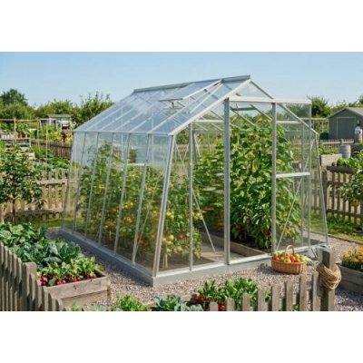 LIMES Hobby skleník H7/3 2,47x3,00 m čiré sklo 4 mm LG4734 – Zboží Mobilmania