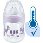 Nuk kojenecká láhev Nature Sense s kontrolou teploty fialová 150 ml – Zbozi.Blesk.cz