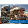 Kalendář Steampunk Vehicles Wand DIN A3 quer CALVENDO Monats 2024