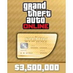 Grand Theft Auto V Online Whale Shark Cash Card 3,500,000$ PC